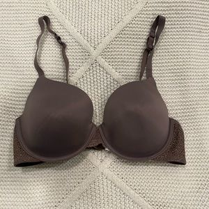 CALVIN KLEIN GRAY BRA